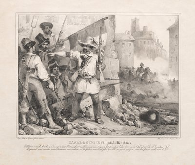 Tale (28. juli 1830) av Nicolas Toussaint Charlet