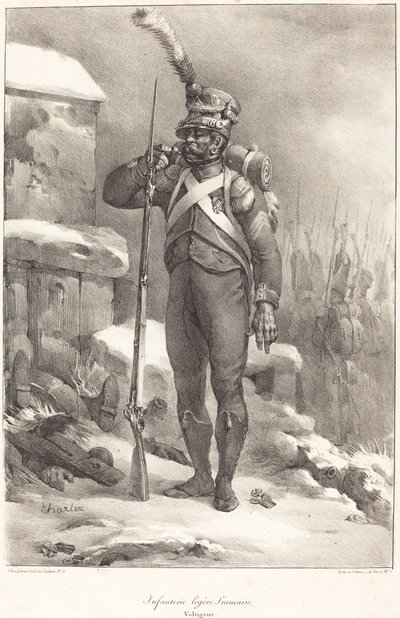 Fransk lett infanteri, Voltigeur av Nicolas Toussaint Charlet