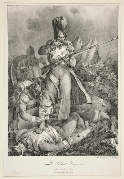 Den franske soldaten av Nicolas Toussaint Charlet