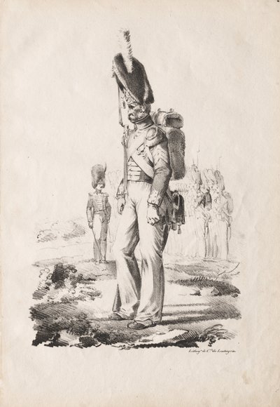 Militære kostymer: Infanteri Sargent av Nicolas Toussaint Charlet