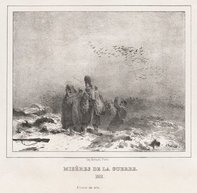 Moralsk og filosofisk alfabet for bruk av små og store barn: Miseries of War (1812) av Nicolas Toussaint Charlet