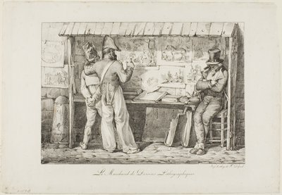 Litografiselgeren av Nicolas Toussaint Charlet