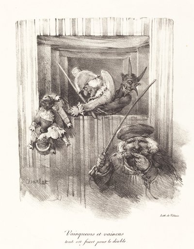 Vinnere og tapere, all mat for djevelen (The Vanquishers and the Vanquished, All Food for the Devil) av Nicolas Toussaint Charlet