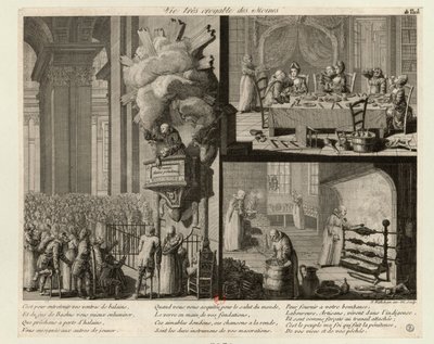 Very Believable Lives of the Monks, ca. 1789. av Nicolas Walkcheim