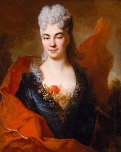 Portrett av Brigitte Ansart, ca. 1704 (olje på lerret) av Nicolas de Largillière