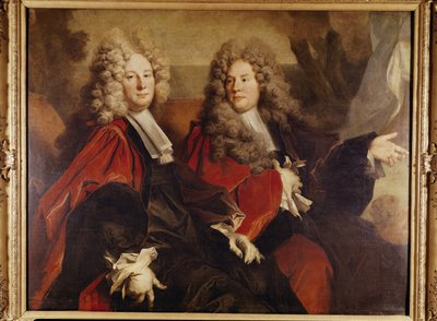 Portrett av Alderman Hugues Desnots og Alderman Bouhet, valgt i 1702 av Nicolas de Largillière
