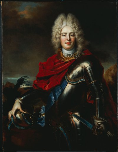 Portrett av Frederick Augustus II av Sachsen av Nicolas de Largillière