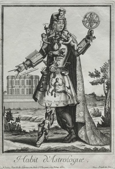 Fantasifulle kostymer: Astrologens kostyme, ca. 1690. av Nicolas de Larmessin II