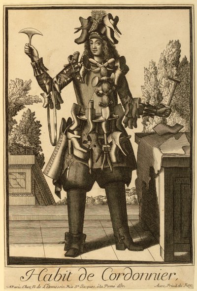 Skomakerdress [Skomakeren] av Nicolas de Larmessin II