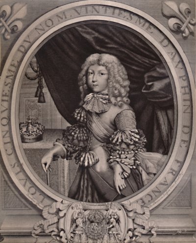 Louis av Frankrike, Grand Dauphin, som barn fra 1600-tallet 1894 av Nicolas de Larmessin II