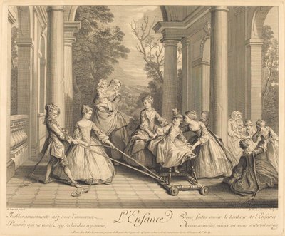 Barndom av Nicolas de Larmessin IV after Nicolas Lancret