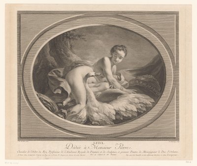 Leda og svanen Leda (tittel på objekt) av Nicolas de Launay (goudsmid)