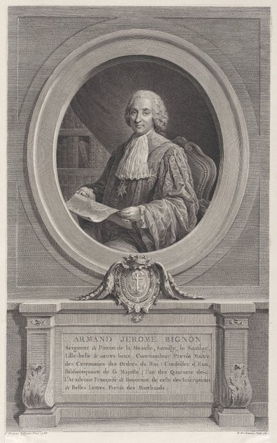 Portrett av Armand-Jérôme Bignon, 1769., 1769. av Nicolas de Launay