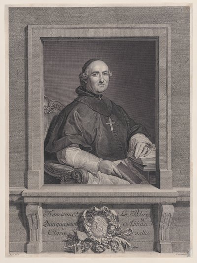Portrett av Francois Le Bloy, 1760-92., 1760-92. av Nicolas de Launay