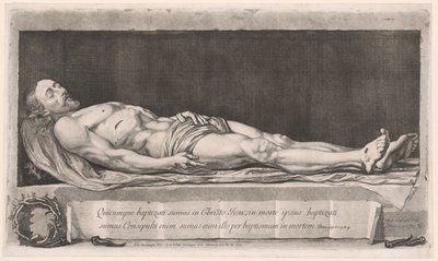 Den døde Kristus som ligger i graven av Nicolas de Plattemontagne