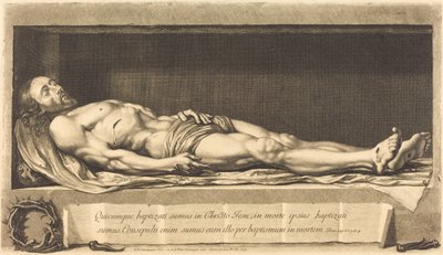 Kristi legeme av Nicolas de Plattemontagne after Philippe