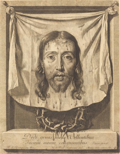 Sløret til Saint Veronica av Nicolas de Plattemontagne after Philippe