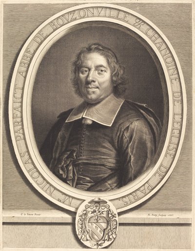 Nicholas Perfekt av Nicolas de Poilly after Claude Lefebvre