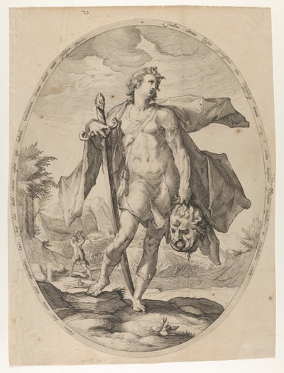 David fra Heroes and Heroines of the Old Testament, ca. 1597., ca. 1597. av Nicolaus Braeu