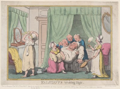 Falstaffs bryllupsnatt, oktober 1807., oktober 1807. av Nicolaus Heideloff