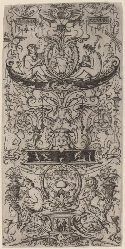 Ornamentpanel: Victoria Augusta av Nicoletto da Modena