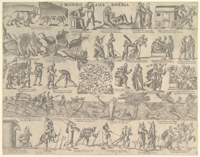 Verden snudde opp ned Verden snudde opp ned, 1552-79. av Nicolo Nelli