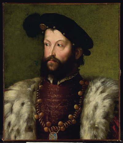 Portrett av en mann, antagelig Ercole II d"Este av Nicolo dell Abate