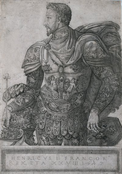 Henri II, konge av Frankrike, i en alder av 28, 1547. av Nicolo della Casa
