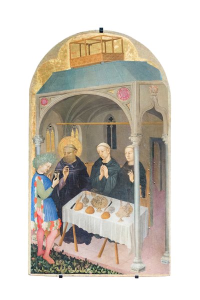 St. Benedict drikker forgiftet vin av Nicolò di Pietro