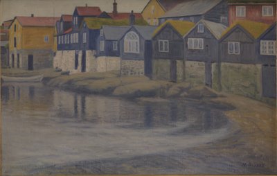 Gamle hus i Thorshavn av Niels Jakob Jakobsen Bjerre