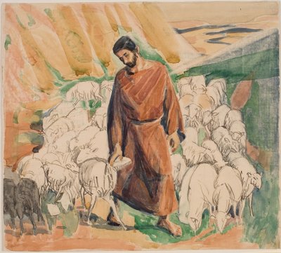Den gode hyrde av Niels Larsen Stevns