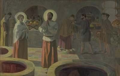 Bryllupet i Cana av Niels Larsen Stevns