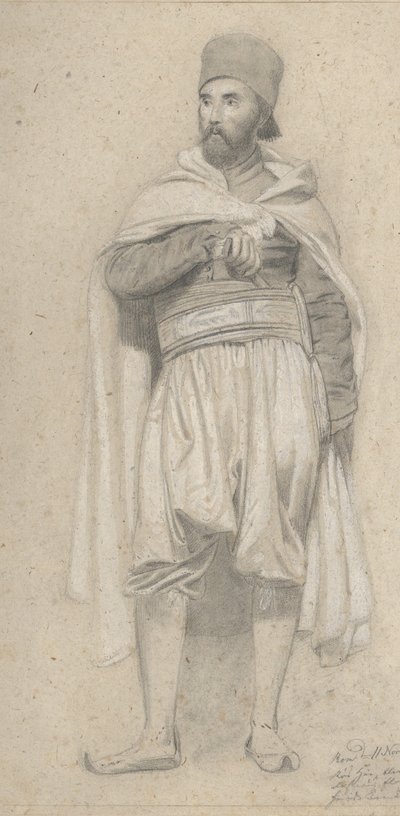 En tyrkisk kriger, 1843. av Niels Simonsen