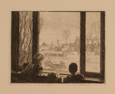 Barna ved vinduet av Niels Skovgaard