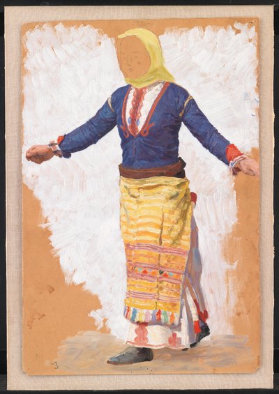 Dansende kvinne. Megara av Niels Skovgaard