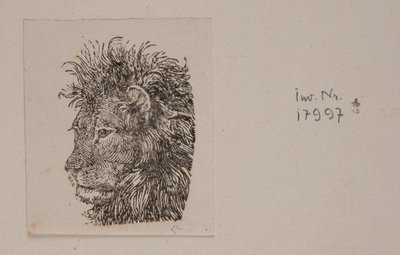 Et løvehode av Niels Skovgaard