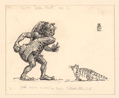 Illustrasjon for The Fat Cat av Niels Skovgaard