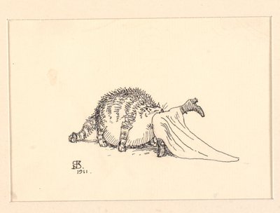 Illustrasjon for The Fat Cat av Niels Skovgaard
