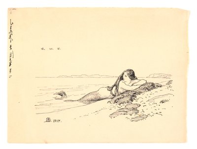 Illustrasjon for "Sandrushet ved Tisvilde" av Niels Skovgaard
