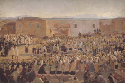 Damedansen i Megara av Niels Skovgaard