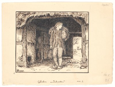 Hodeskalle av Niels Skovgaard