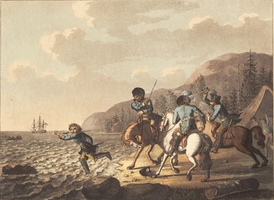 Tordenskjold slipper unna de svenske dragonene av Niels Truslew