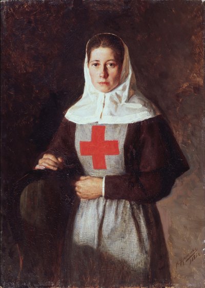 En sykepleier, 1886 av Nikolai Aleksandrovich Yaroshenko
