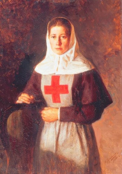 En sykepleier av Nikolai Alexandrowitsch Jaroschenko