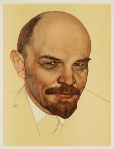 Vladimir Iljitsj Lenin. av Nikolai Andreevich Andreev