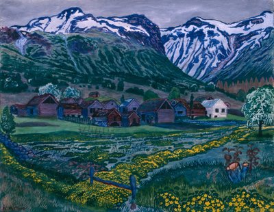 Smørblomstkveld av Nikolai Astrup