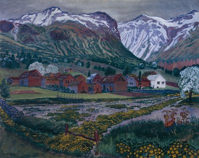 Smørblomstkveld av Nikolai Astrup