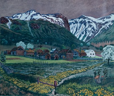 Smørblomstkveld av Nikolai Astrup