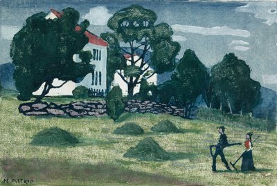 Hjem fra jobb av Nikolai Astrup