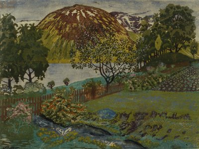 June Night in the Garden (oil on canvas)   1313062   no       norwegian Successfully Translated  Original: Gardenia (Gardenia florida), Henry Louis Duhamel du Monceau, botanical plate by Pierre Joseph Redouté Translat: Gardenia (Gardenia florida), Henry Lo av Nikolai Astrup
